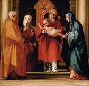 Fra Bartolomeo Scene with Christ in the Temple oil